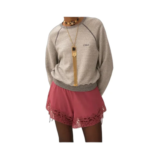 Logo Embroidered Crewneck Sweatshirt