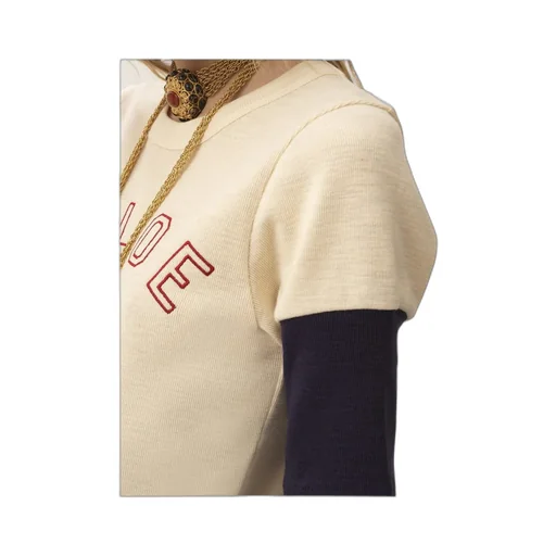 Contrast Sleeved Crewneck T-Shirt