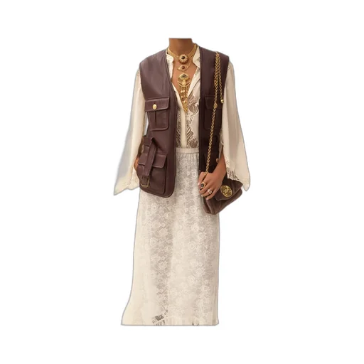 Pocket Detailed Buckled Vest