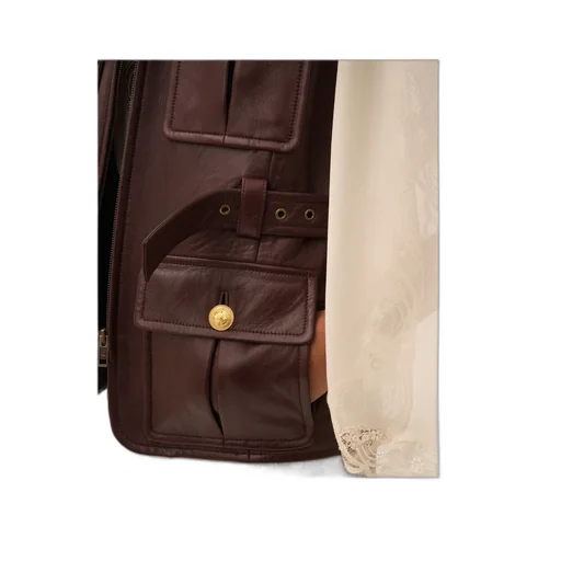 Pocket Detailed Buckled Vest