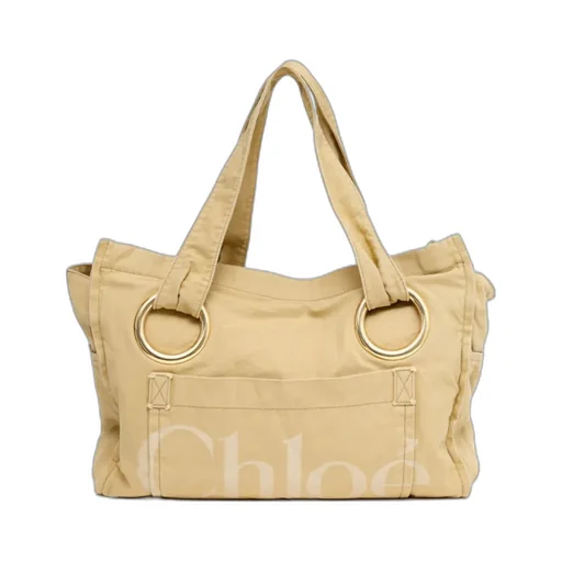 Logo Printed Plage Tote Bag
