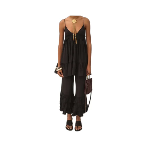 Tie Detailed V-Neck Dress