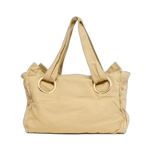 Logo Printed Plage Tote Bag