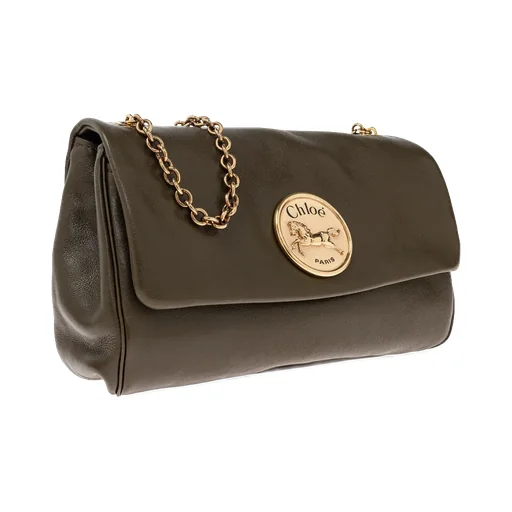 Heritage Logo Plaque Medium Shoulder Bag