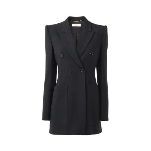 Double-Breasted Tailored Blazer