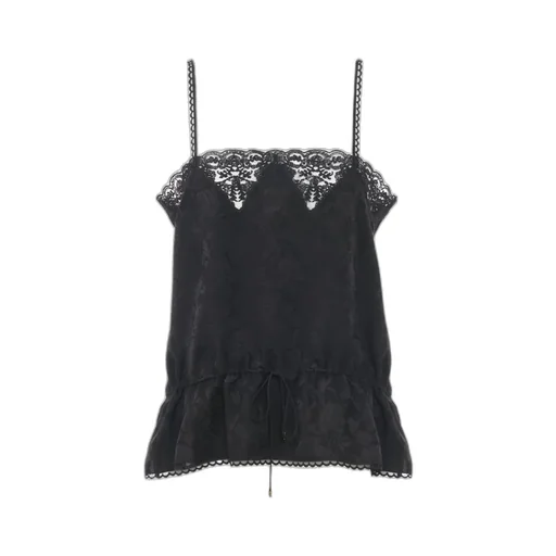 Lace Spaghetti Strap Top