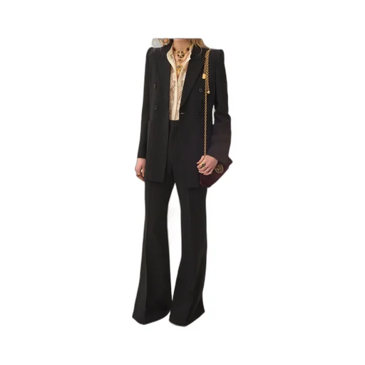 Double-Breasted Tailored Blazer