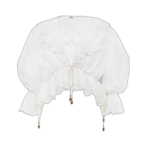 Ruffled Lace Top