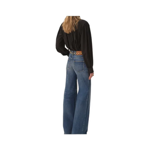 Pussy-Bow Collar Silk Top