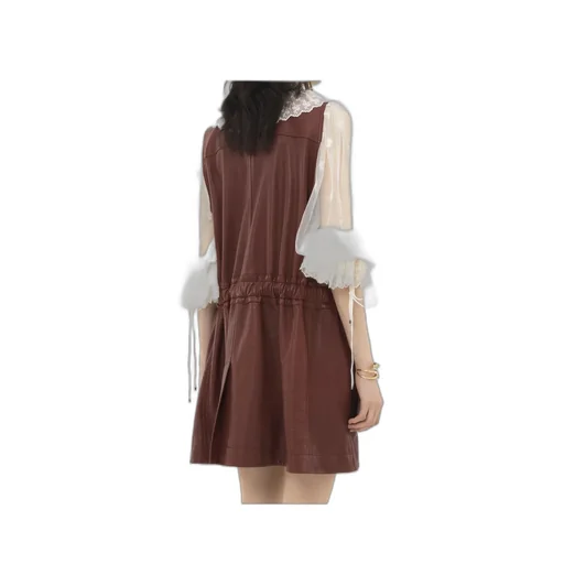 Utilitarian Leather Vest