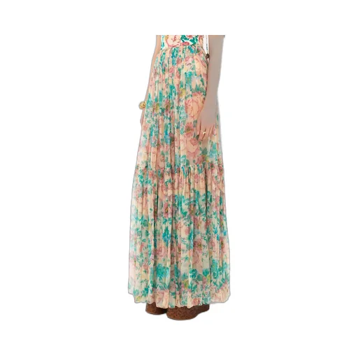 Gathered Maxi Skirt