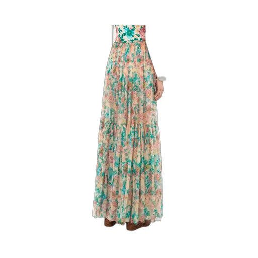 Gathered Maxi Skirt