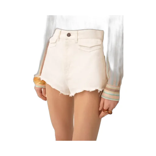 Frayed Edge Denim Shorts