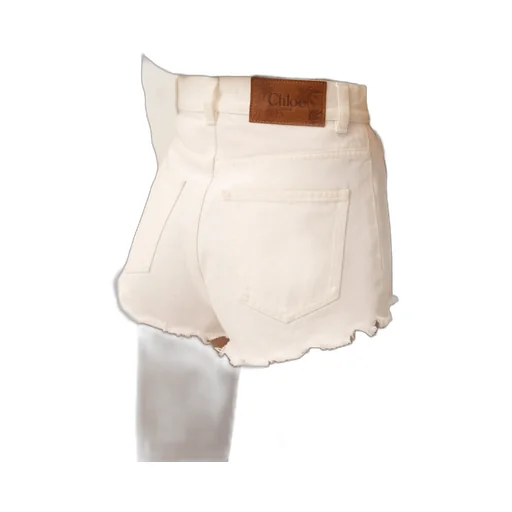 Frayed Edge Denim Shorts