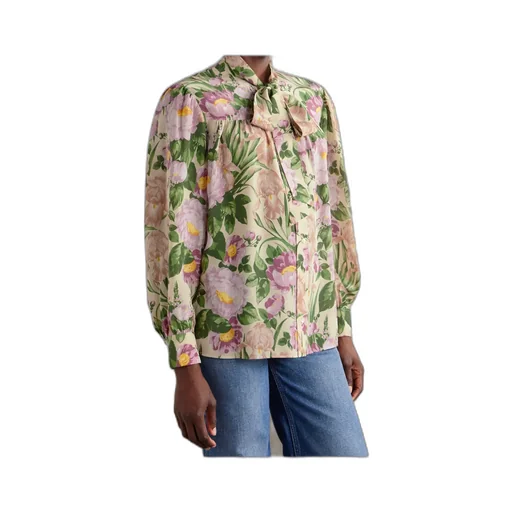 Floral Print Long-Sleeve Shirt