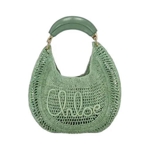 Summer Banana Woven Top Handle Bag