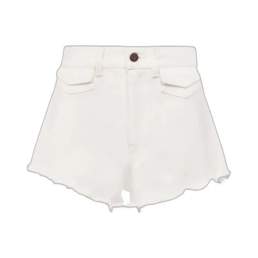 Frayed Edge Denim Shorts