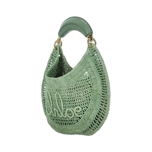 Summer Banana Woven Top Handle Bag