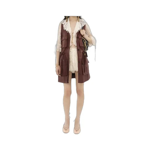 Utilitarian Leather Vest