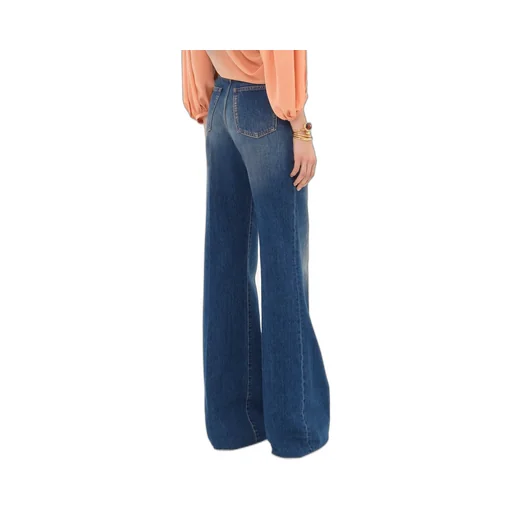 High-Waisted Flared Jeans
