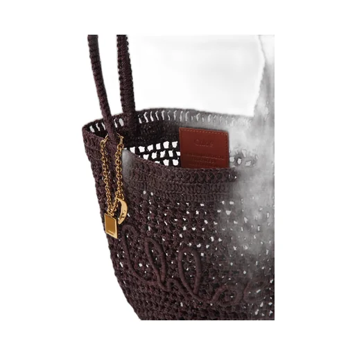 Small Summer Banana Raffia Tote Bag