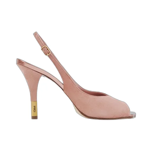 Heeled Flower Sandals