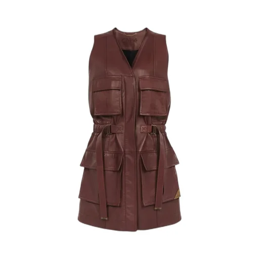 Utilitarian Leather Vest