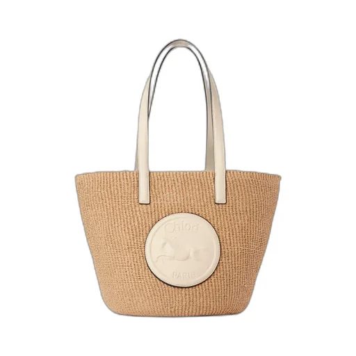 Logo Detailed Large Tote Bag