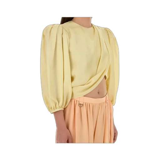Draped Cropped Top