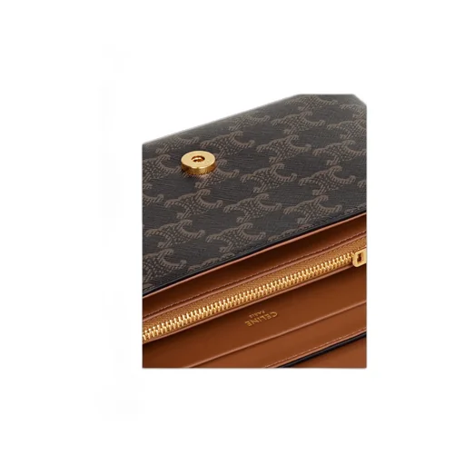 Teen Celine Victoire Bag In Triomphe Canvas