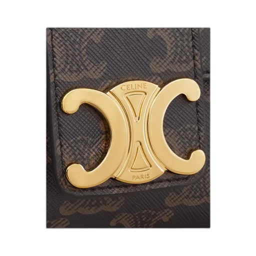Teen Celine Victoire Bag In Triomphe Canvas