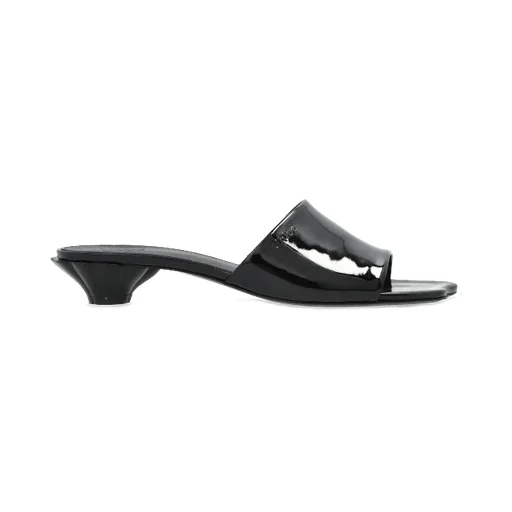 Flower Open-Toe Mules