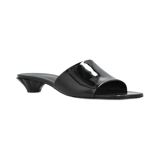 Flower Open-Toe Mules