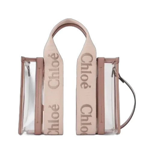 Woody Logo Detailed Tote Bag