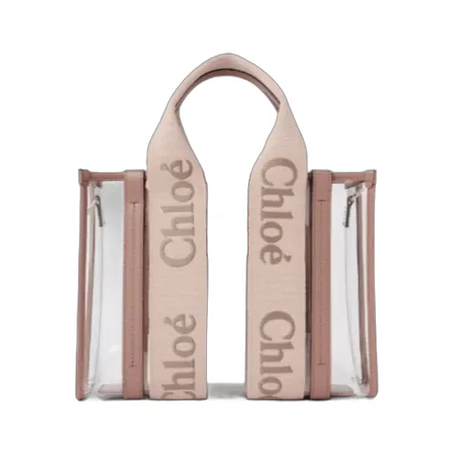 Woody Logo Detailed Tote Bag
