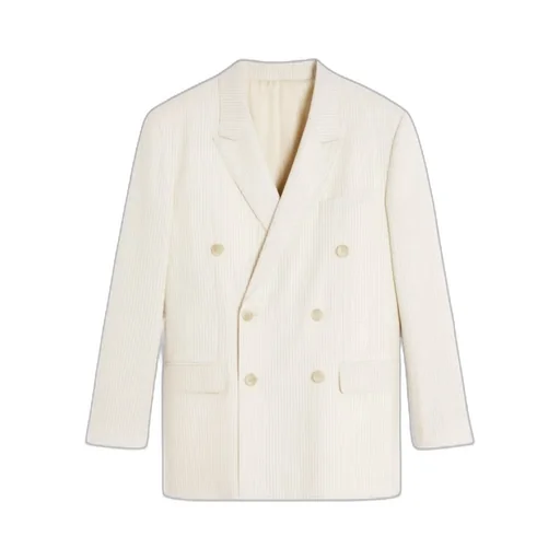 Jude Jacket In Lightweight Striped Wool