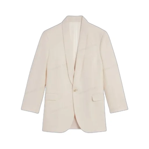 Boxy Jacket In Mohair Wool