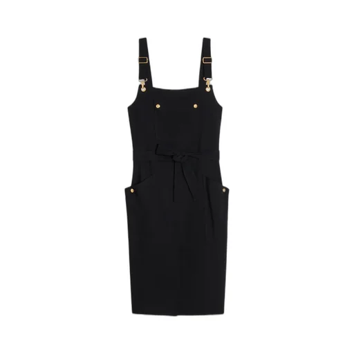 Workwear Dress In Viscose Sablé