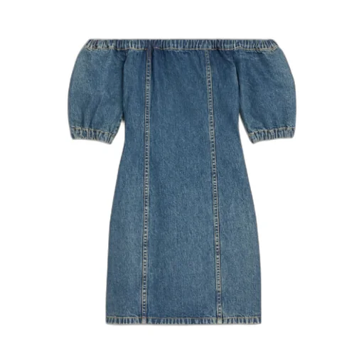 Strapless Denim Dress