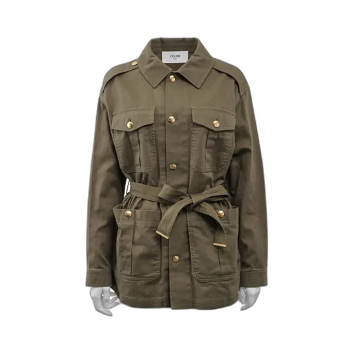 Jacket In Lightweight Twill Saharienne