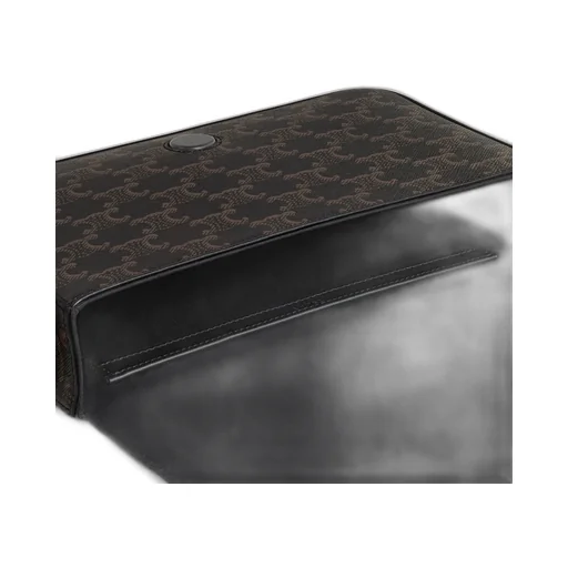 Flap Messenger In Triomphe Canvas And Calfskin
