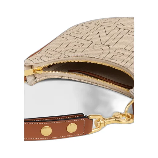 Medium Ava Strap Bag In Textile With Celine All-Over Print