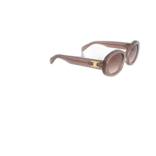 Oval-Frame Sunglasses