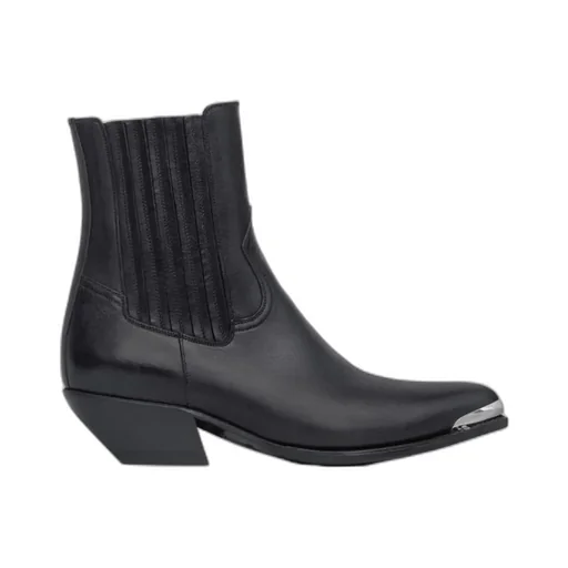 Cruiser Boots Chelsea Boot With Metal Toe In Calfskin