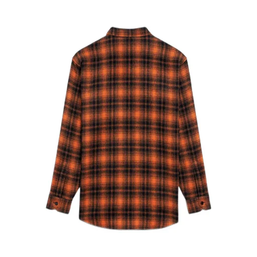 Loose Shirt In Checked Wool