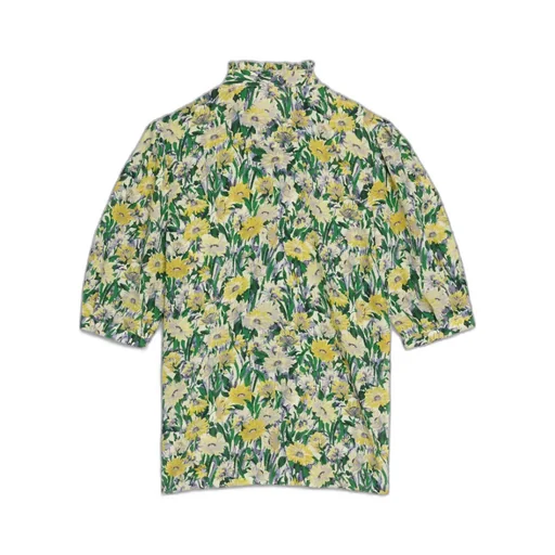 LavalliÈRe Blouse In Crepon Paquerette