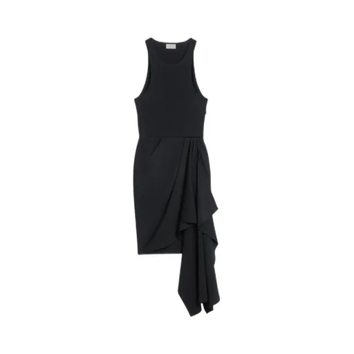Draped Viscose Dress