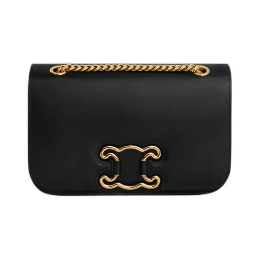 Medium Bag Triomphe Frame In Shiny Calfskin