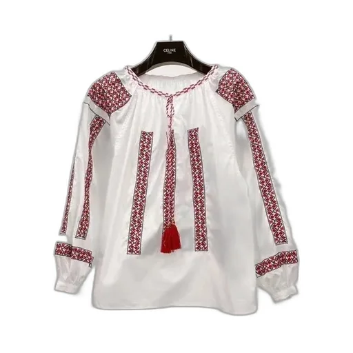 Embroidered Folk Blouse