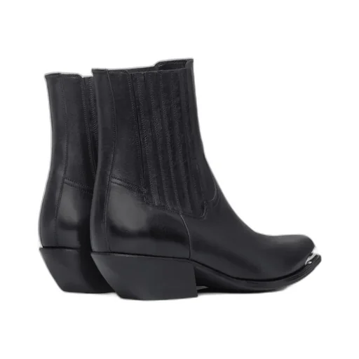 Cruiser Boots Chelsea Boot With Metal Toe In Calfskin
